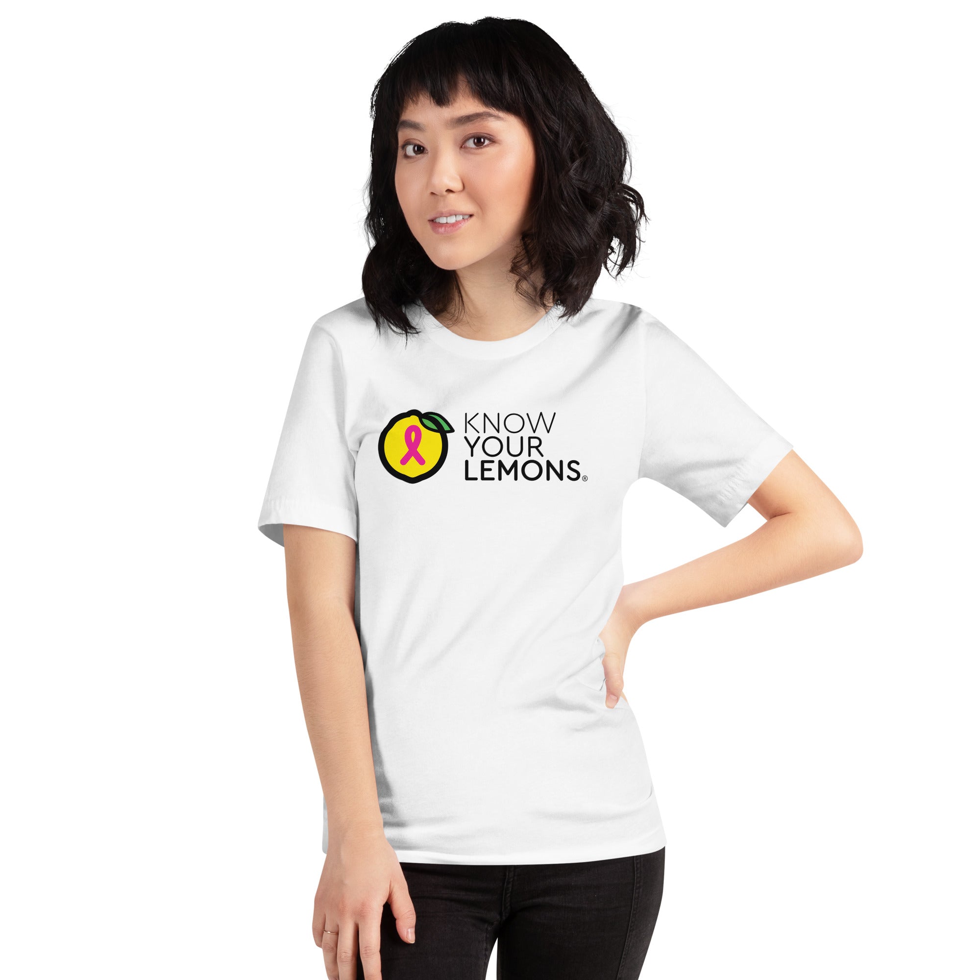 Know Your Lemons Breast Cancer Awareness Tee - Light Colors - Know Your Lemons Breast Cancer Awareness Shop