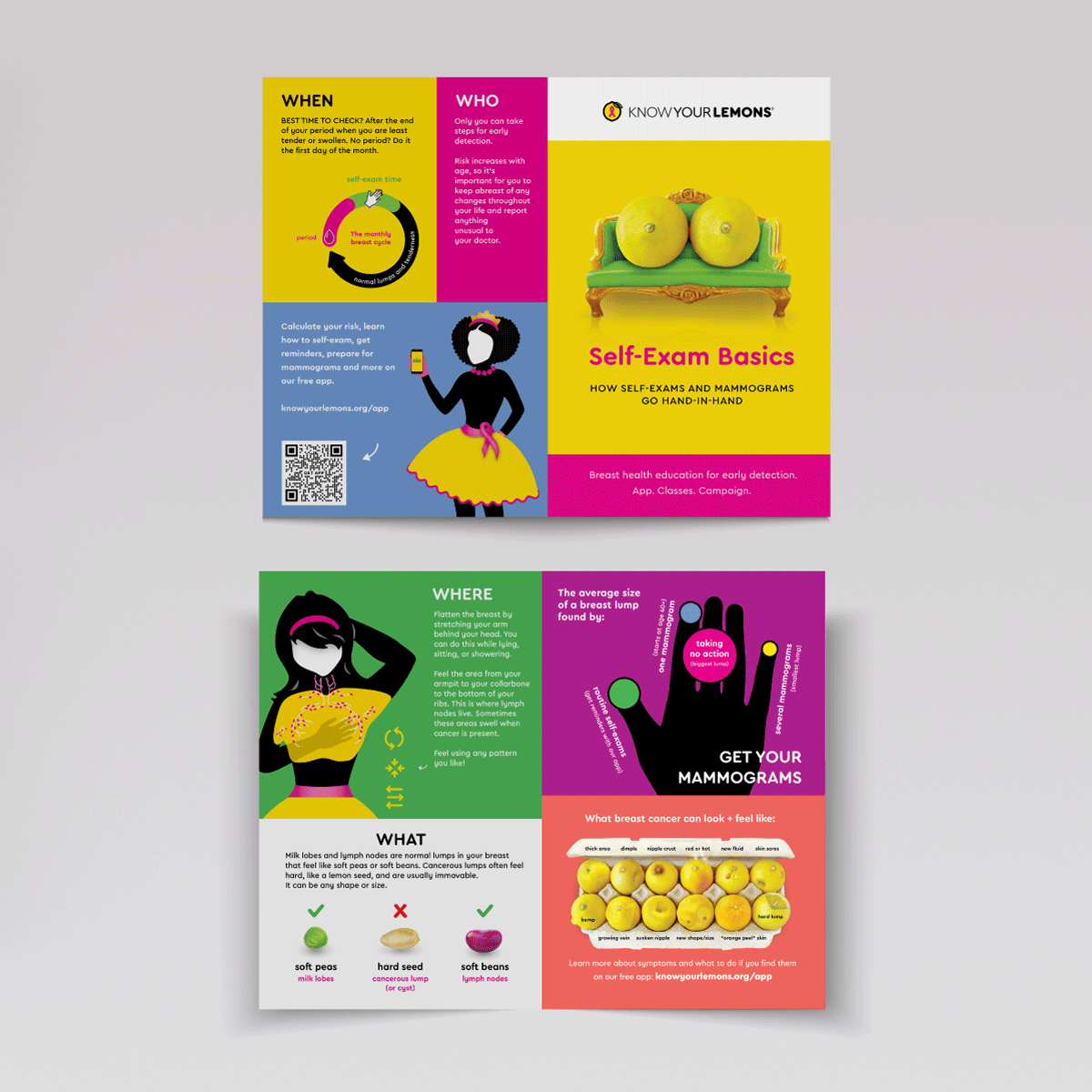 Know Your Lemons Breast Cancer Awareness Self-Exam Card Packs - Know Your Lemons Breast Cancer Awareness Shop