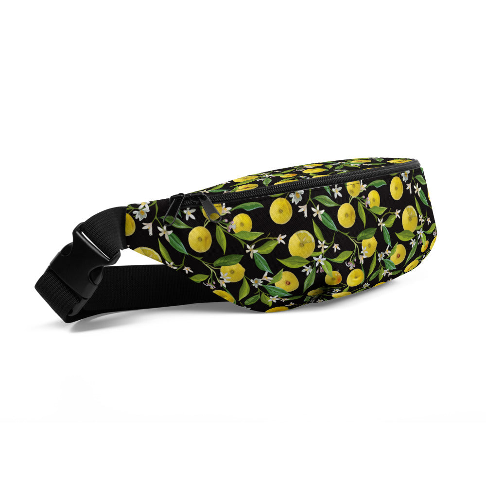 Lemon Foliage Breast Cancer Awareness Fanny Pack - Know Your Lemons Breast Cancer Awareness