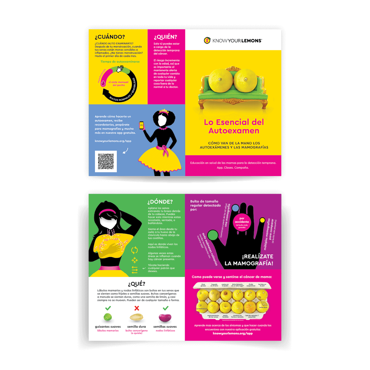 US & CA ONLY Know Your Lemons Breast Cancer Awareness Self-Exam Card Packs (RUSH SHIPPING NOT AVAILABLE)