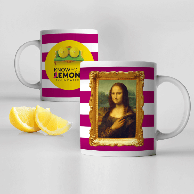 Know Your Lemons Self-Exam Historical Paintings & Figures Mug Bundle - Know Your Lemons Breast Cancer Awareness