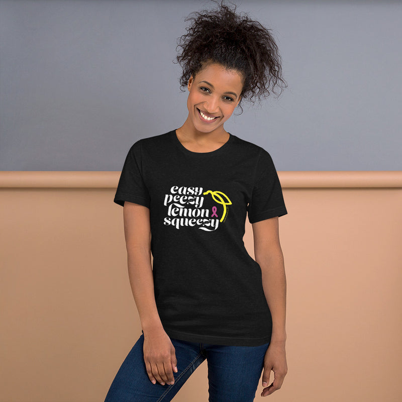 Easy Peezy Lemon Squeezy - Breast Cancer Awareness Shirt - Know Your Lemons Breast Cancer Awareness Shop