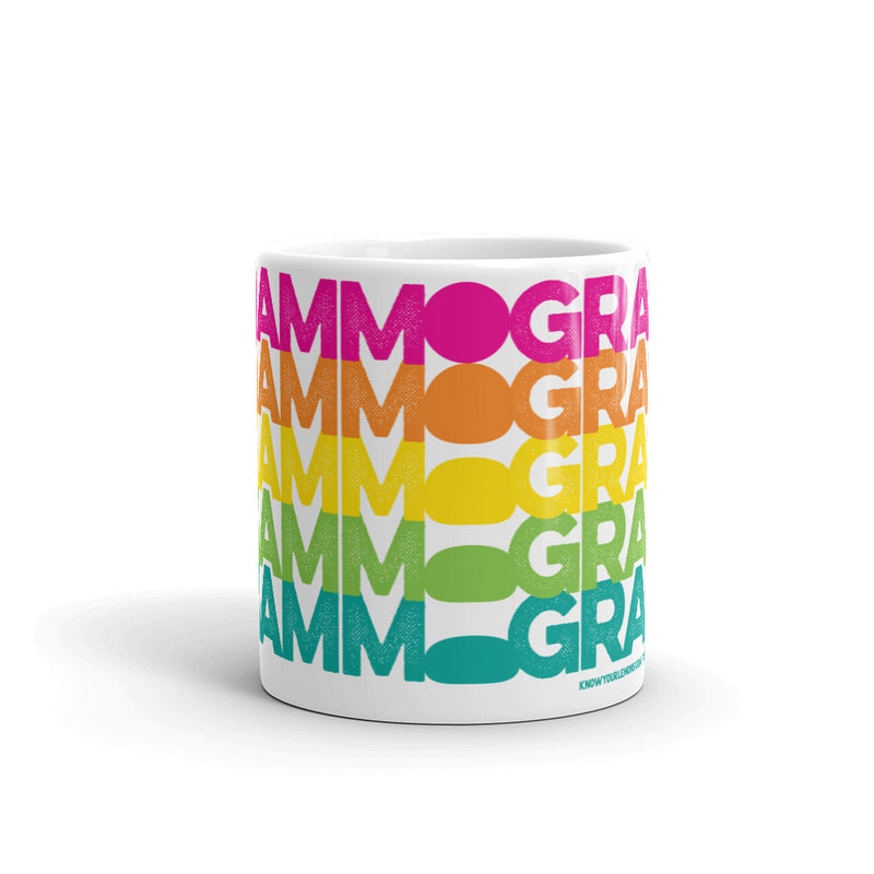 Mammogram Breast Cancer Early Detection Mug - Know Your Lemons Breast Cancer Awareness